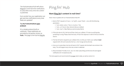 Desktop Screenshot of pingfm.superfeedr.com