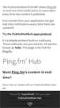 Mobile Screenshot of pingfm.superfeedr.com
