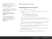 Tablet Screenshot of flockfeeds.superfeedr.com