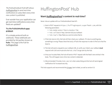 Tablet Screenshot of huffingtonpost.superfeedr.com